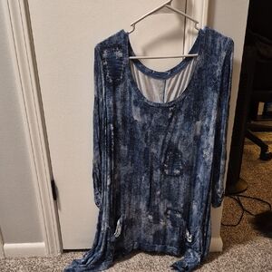 Stylish Blue Women's Top